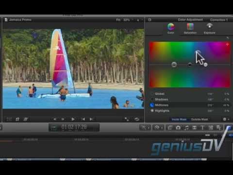 how to isolate a color in fcp