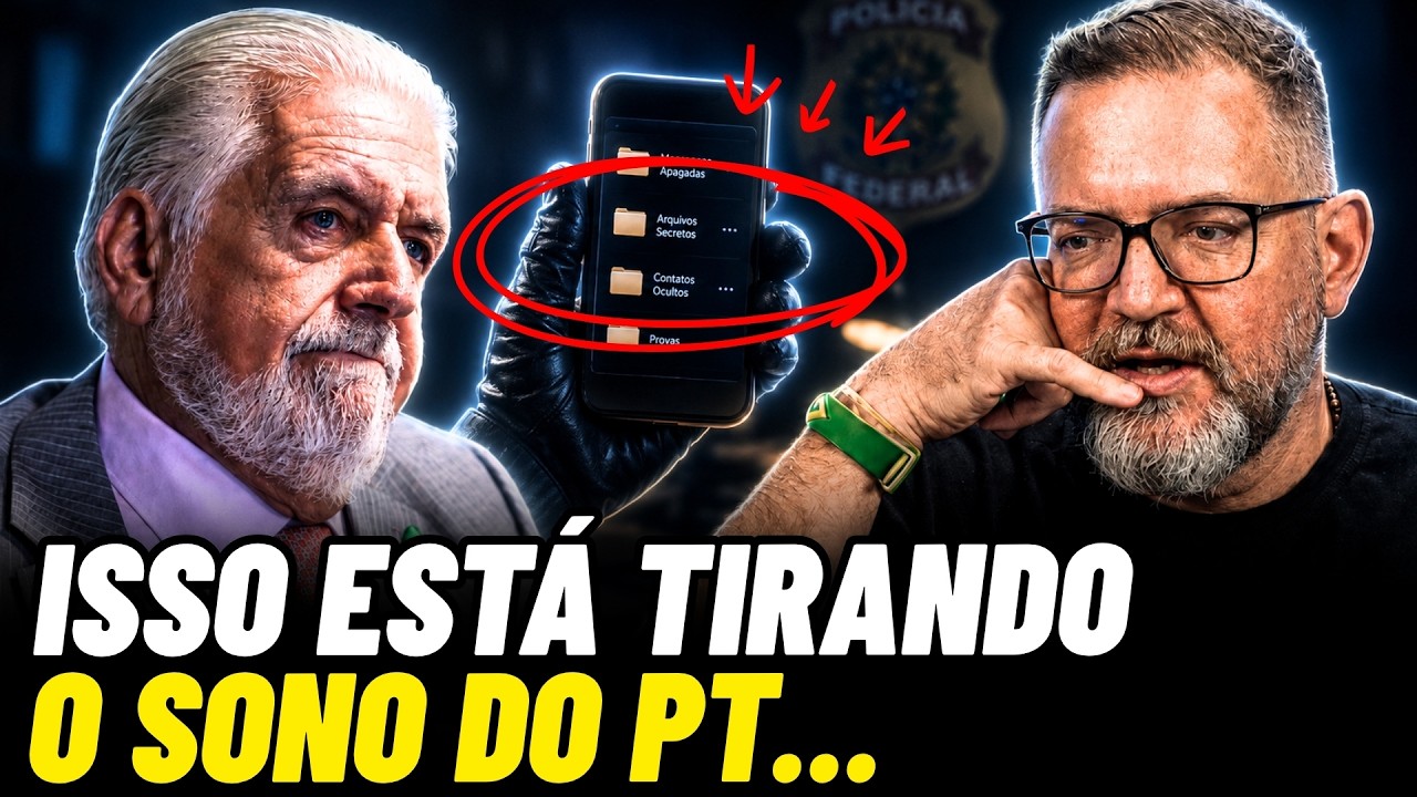 PF apreende celular e conteúdo deixa aliados do PT em alerta