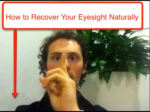 how to recover eyesight