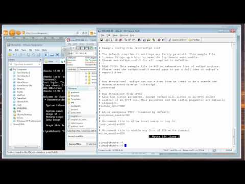 how to provide ftp access to a folder in linux