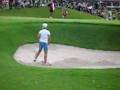 Golf swing Karrie Webb Bunker Shot at Singapore 2008
