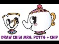 Mrs Potts And Chip Drawing