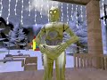 Star Wars C3PO and R2D2 XMAS