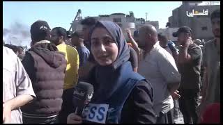 مجزرة الاحتلال في مخيم الشابورة في رفح وقصف منزل موسى عاشور مجزرة الاحتلال في مخيم الشابورة في رفح وقصف منزل موسى عاشور