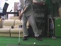 ゴルフスウィング 刷毛塗りドリル
