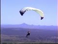 First paraglider off Mt Tamborine \
