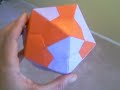 One of the Five Original Platonic Solids (Icosahedron) (Modular Origami)