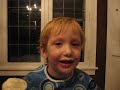 Eating ice cream while sing\