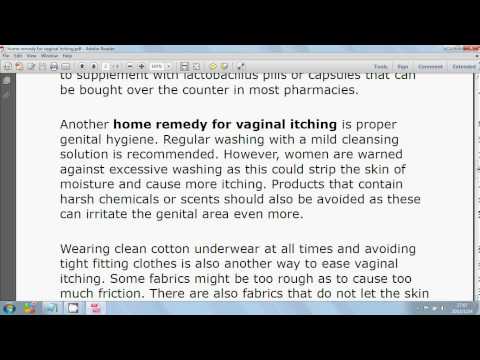 how to relieve vaginal itching at home