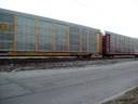 NB NS short autoracks, single GEVO leader NB NS short autoracks, single GEVO leader