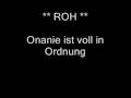 ROH Onanie ist voll in Ordnung