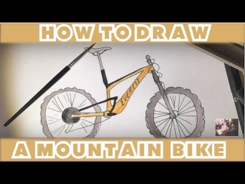 New Video! How to Draw a MOUNTAIN BIKE – The Ian Su Today
