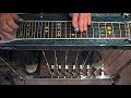 one of my subscribers posted here that he had heard that the steels 10th string was tuned down to f# and pulled to a...and he appears to be right on the money.this will allow you to drone string 10 just like the record...now all you will need is jim vests fingers!.thanks to 23l for the tip!....