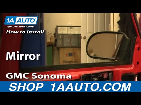 How To Install Replace Side Rear View Mirror GMC Sonoma 99-04 1AAuto.com