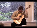 Michael Kolk plays Vals No. 4, Op. 8 - A. Barrios