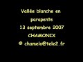 vallée blanche en parapente massif du mont blanc