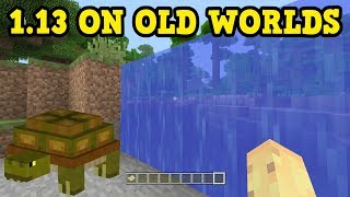 Minecraft 1 3 1 13 Update Aquatic Works On Old Worlds Minecraftvideos Tv