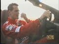 schumacher  almost losing a car