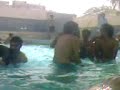 Enjoyment in swiming Pool