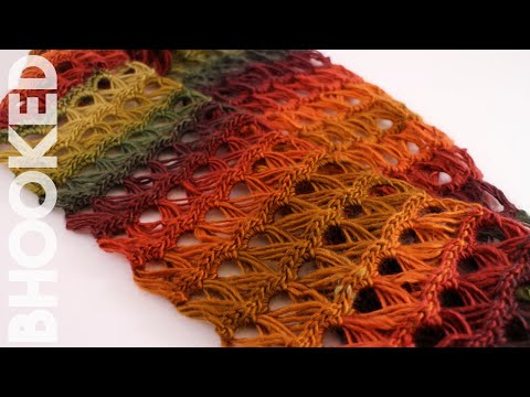 how to crochet a scarf pinterest