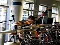 Kai Hahto and Jaska Raatikainen dual drumming Kai Hahto and Jaska Raatikainen dual drumming