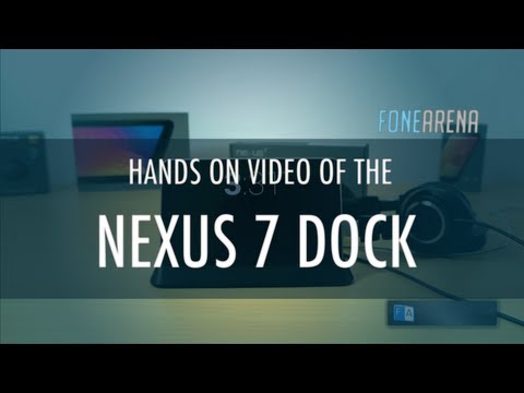 Google Nexus 7 dock hands on demo