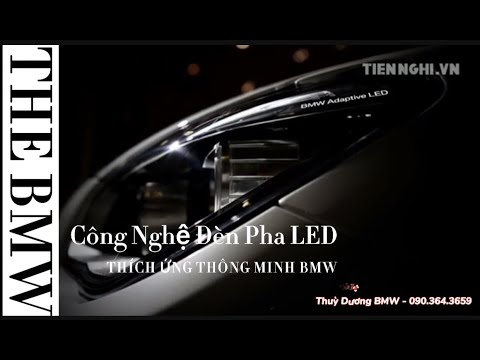 CÔNG NGHỆ ĐÈN PHA LED THÍCH ỨNG CỦA BMW