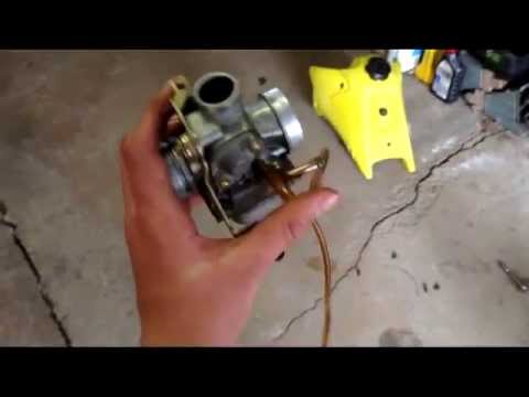 how to adjust pw80 carb