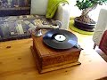 gramofono melophone de 1914  disco la marsellesa