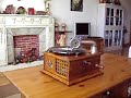 gramofono melophone de 1914  disco la marsellesa