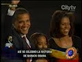 Barack Hussein Obama Jr ganó las elecciones en E.U.