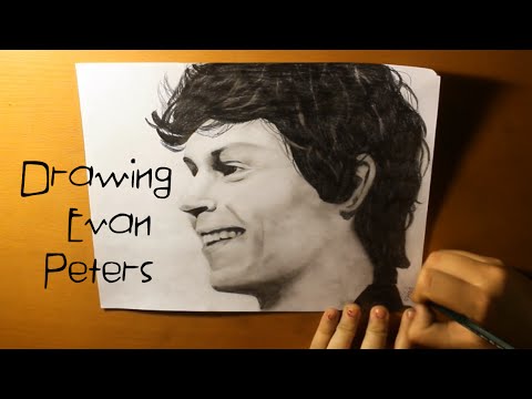 how to draw evan peters