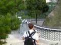 to the Subway station was no problem at all....mountain korea bergdorf natalia Inwangsan Buddha Shamanism Seonbawi Seoul Pigeon pigeons monk babies vacation subway zen