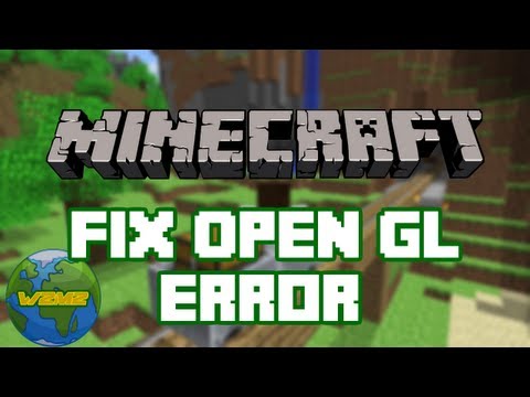 how to play minecraft without opengl