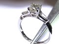 Princess Diamond Engagement Ring with Tapered Baguettes NYC
