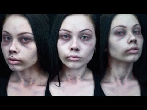- CADAVER / DEAD GIRL - QUICK AND EASY COSTUME MAKEUP TUTORIAL -