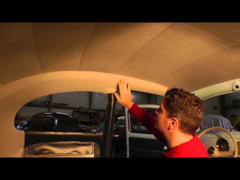Classic VW BuGs How to Install Volks Multi-Piece Beetle Headliner Pt.6 of 6