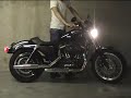 Harley Sportster 883R with stock mufflers