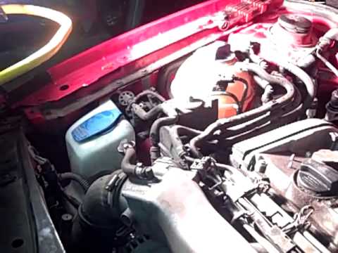 How to replace the thermostat or alternator on a VW Jetta 1.8 turbo