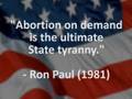 Ron Paul ...