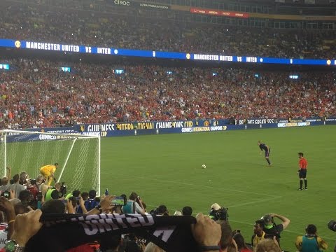 Darren Fletcher's winning penalty against Inter Milan - MU Tour