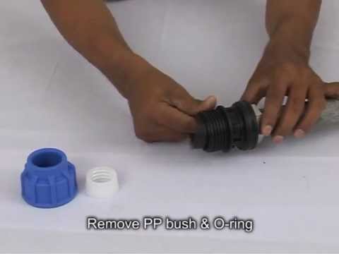 how to fit mdpe connectors