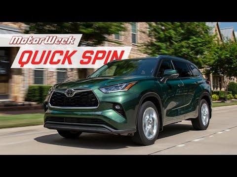 2024 toyota highlander  motorweek quick spin