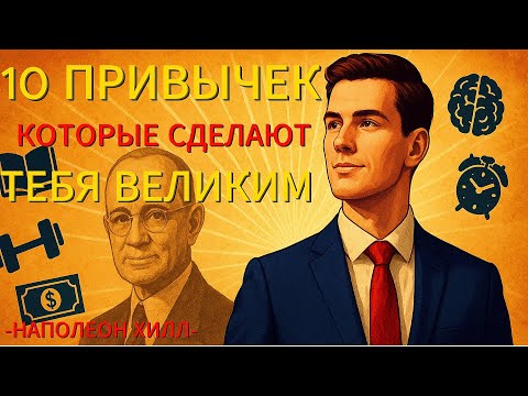 10 Привычек, Которые Сделают Тебя Великим: По Мотивам Наполеона Хилла