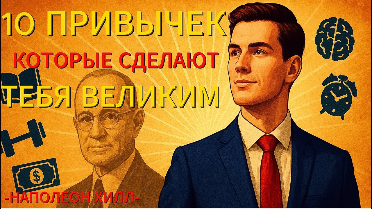 10 Привычек, Которые Сделают Тебя Великим: По Мотивам Наполеона Хилла