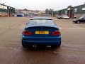 Bmw M3 miltek exhaust and air box Bmw M3 miltek exhaust and air box