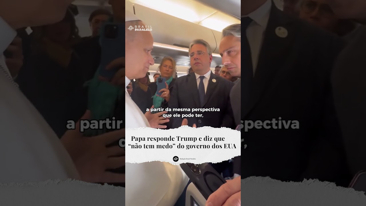 Papa responde Trump e diz que “não tem medo”