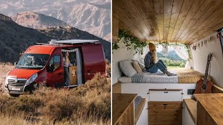 VAN TOUR // After 6 years travelling THIS is their VAN CONVERSION // UNIQUE, SPACIOUS MWB LAYOUT by Nate Murphy