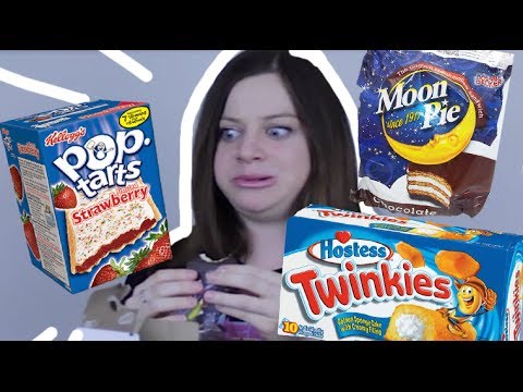 junk food - Australian girl tries American junk food and freaks out! Turns out I get easily excited (as usual) and am quite impressed with most of the foods I got to try...
