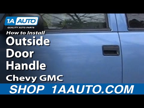 How To Install Replace Outside Door Handle Chevy GMC Pickup Truck SUV 88-98 1AAuto.com